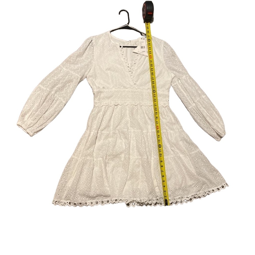 Lost + Wander NWT Everlasting Long Sleeve Cotton Eyelet Cottagecore Dress - Picture 4 of 9